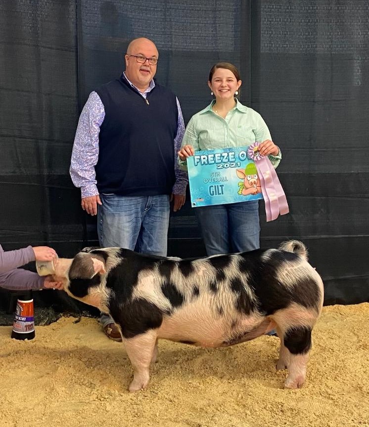 Ann Thomas Lowery
2022 New Year Countdown Spectacular
Champion Spot Gilt
2021 Freeze Out
Reserve Champion Spot Gilt