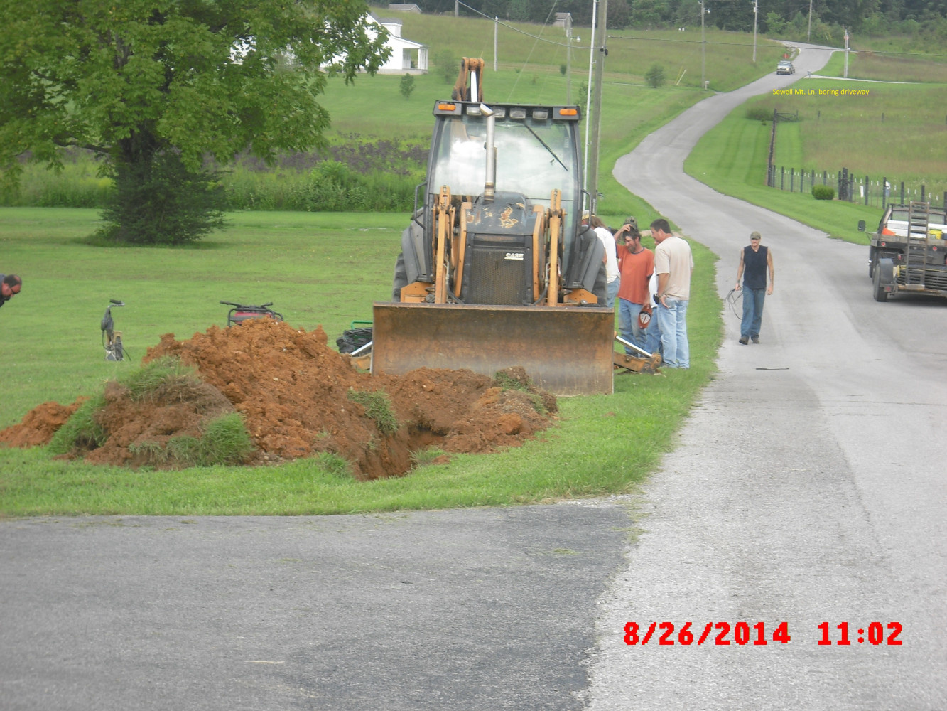 Boring At Sewell Mountain Road