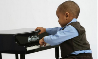 Kid Playing the Piano