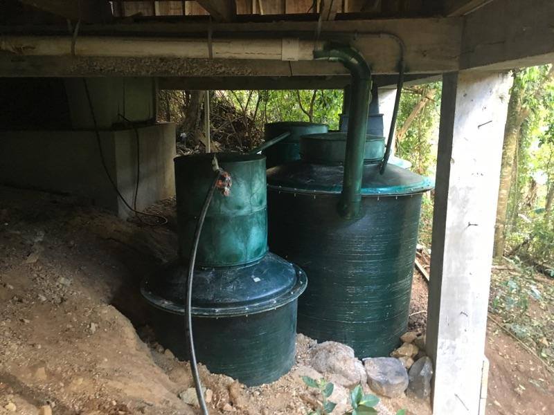 Dark Green Water Disposal System