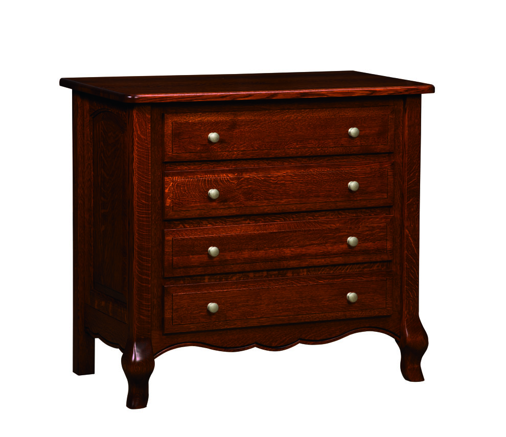 French Country 4 Drawer Dresser-#28