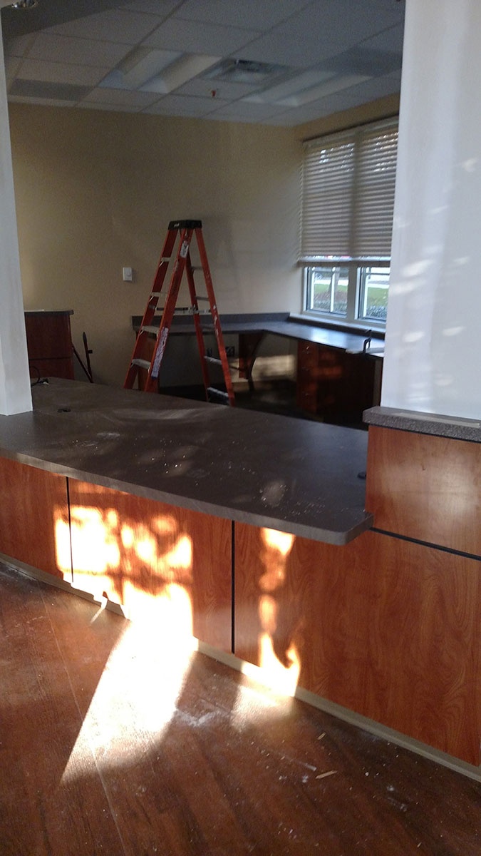 Office Countertop Installation