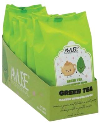 AM625
GREEN TEA MAKEUP REMOVER WIPES 30 CT
UPC 4713616470223
6 PACK DISPLAY

