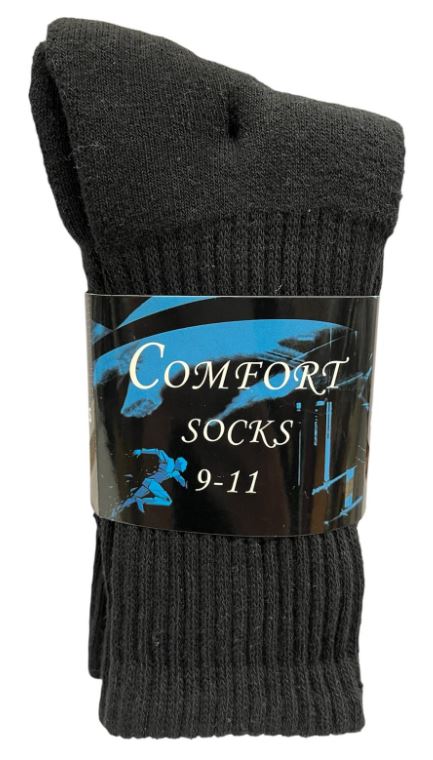 C301 
2PK COMFORT SOCKS CREW  BLACK 9-11
UPC 6135698764386
C401
2PK COMFORT SOCKS CREW BLACK 10-13
UPC 6135698764386
80 CS PACK