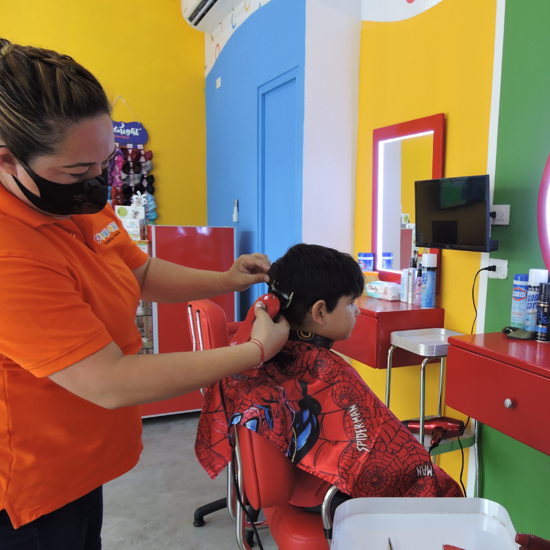 Happy kids holding notebooks
