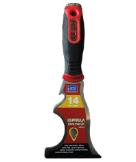 Presentaciones disponibles:

    REX AP6418 Espátula 14 en 1
    12 PIEZA POR CAJA
