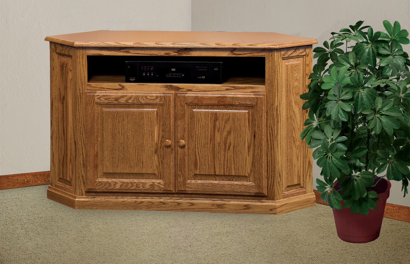 Classic Corner Media Console