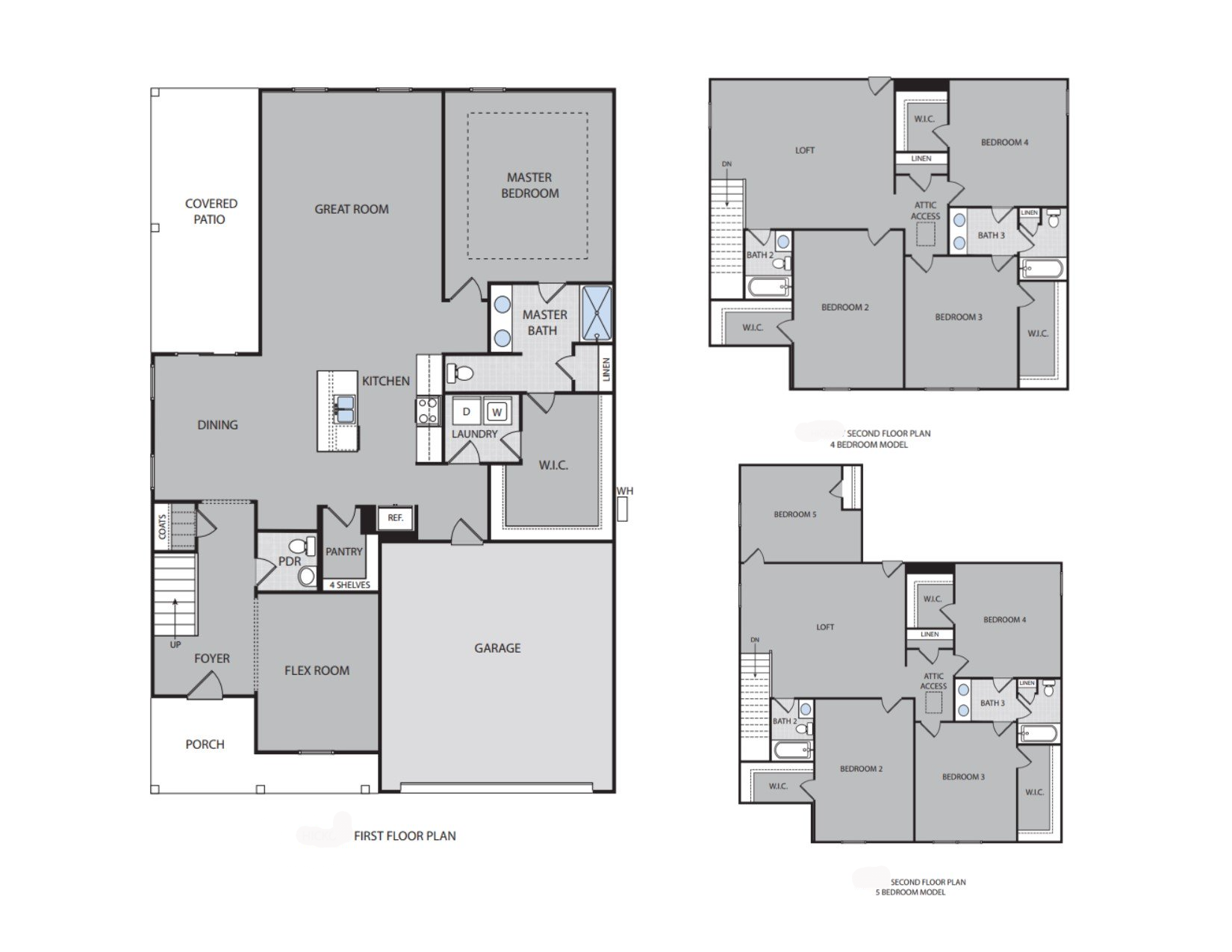 Hickory Floor Plan TwoStory Home & 45 Beds Build On Your Land, LLC