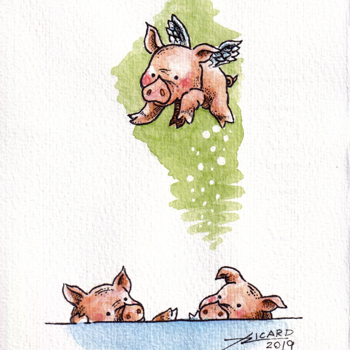 Tres cochinitos