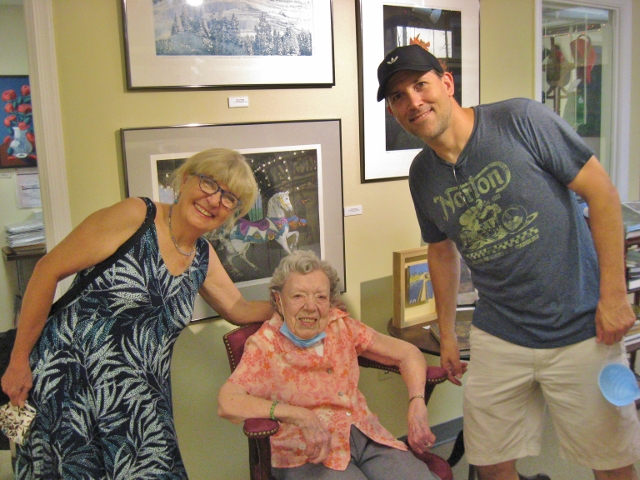 Mimi, Genevieve and Mimi's son