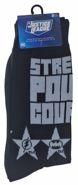 43JL100MCCZA-BLK
2PK MEN CREW SOCKS JUSTICE LEAGUE 6-12
UPC: 193159192754
60 CS PACK
