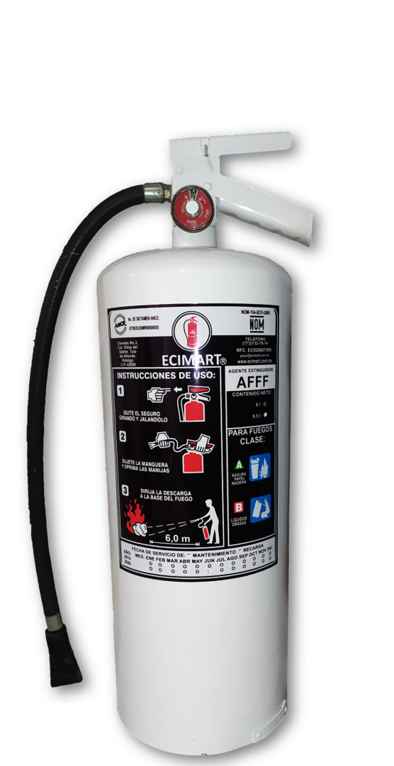                 MANTTO. Y RECARGA EXT. 
                AFFF 9.5 L