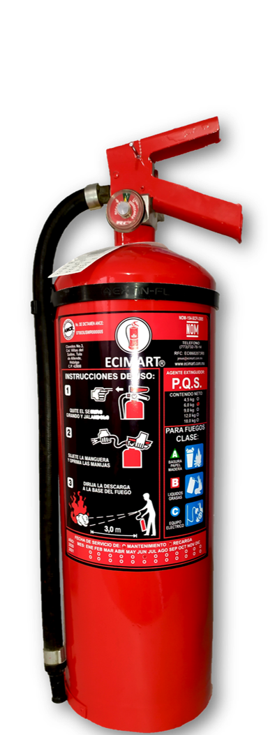 MANTTO. Y RECARGA 
EXT.  PQS 6 KG.