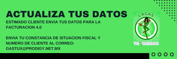 ACTUALIZA TUS DATOS DATOS FISCALES PARA LA FACTURACION 4.0.