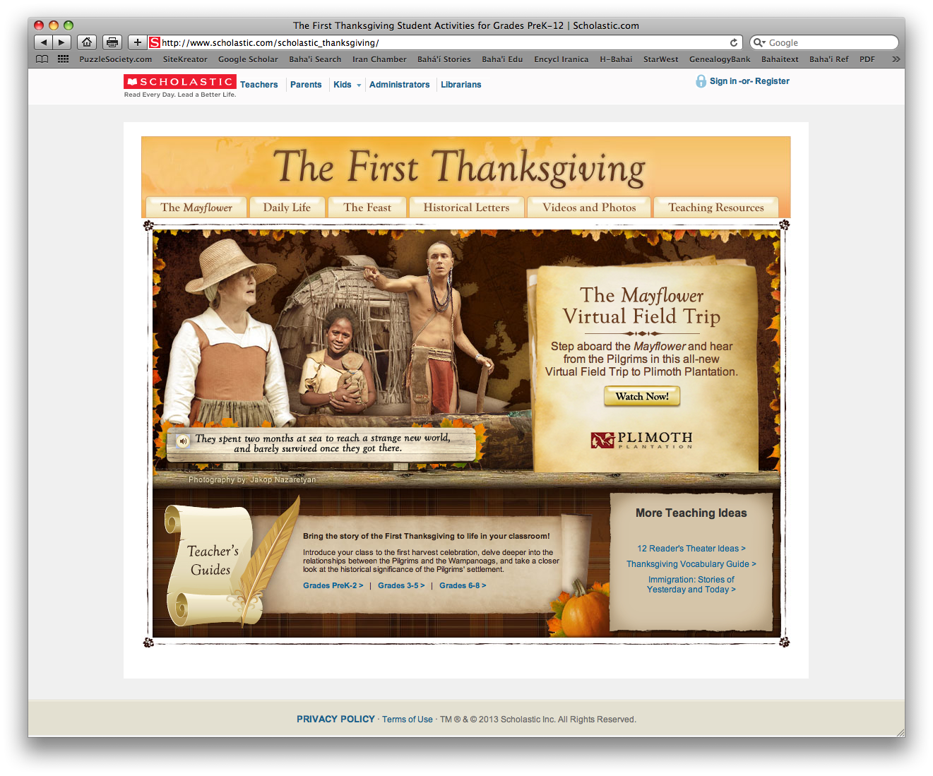 many hoops thanksgiving scholastic thanksgiving web pages