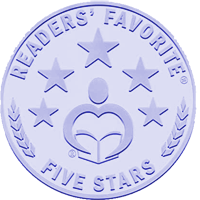 Readers' Favorite, 5 Stars award badge.