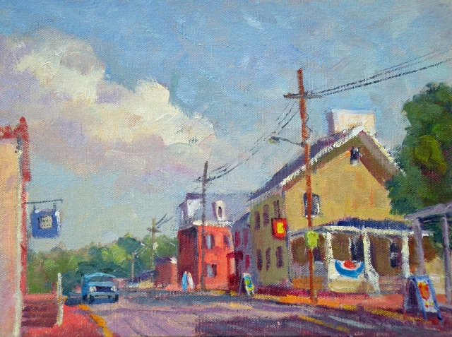 Schmidt, West Loudon Street, 9" x 12" Oil