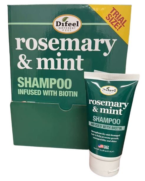 SH41-RMT25 
ROSEMARY & MINT SHAMPOO 2.5 OZ
UPC: 711716316117
12 PC DISPLAY  -  24 CS PACK
