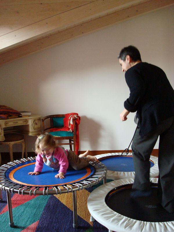 Dorothea on Bellicon Premium Rebounder