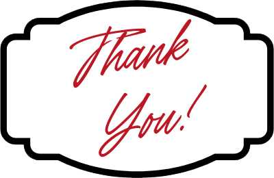 A Thank You sign