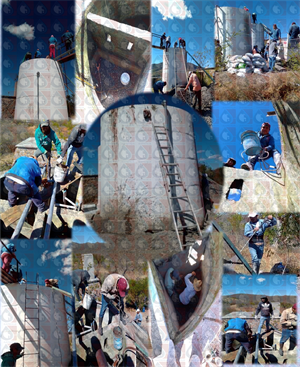 Apoyo del lavado de los filtros y cambio de arena sílica  de la Agencia de San Francisco 
Yosocuta                            Mes: Enero