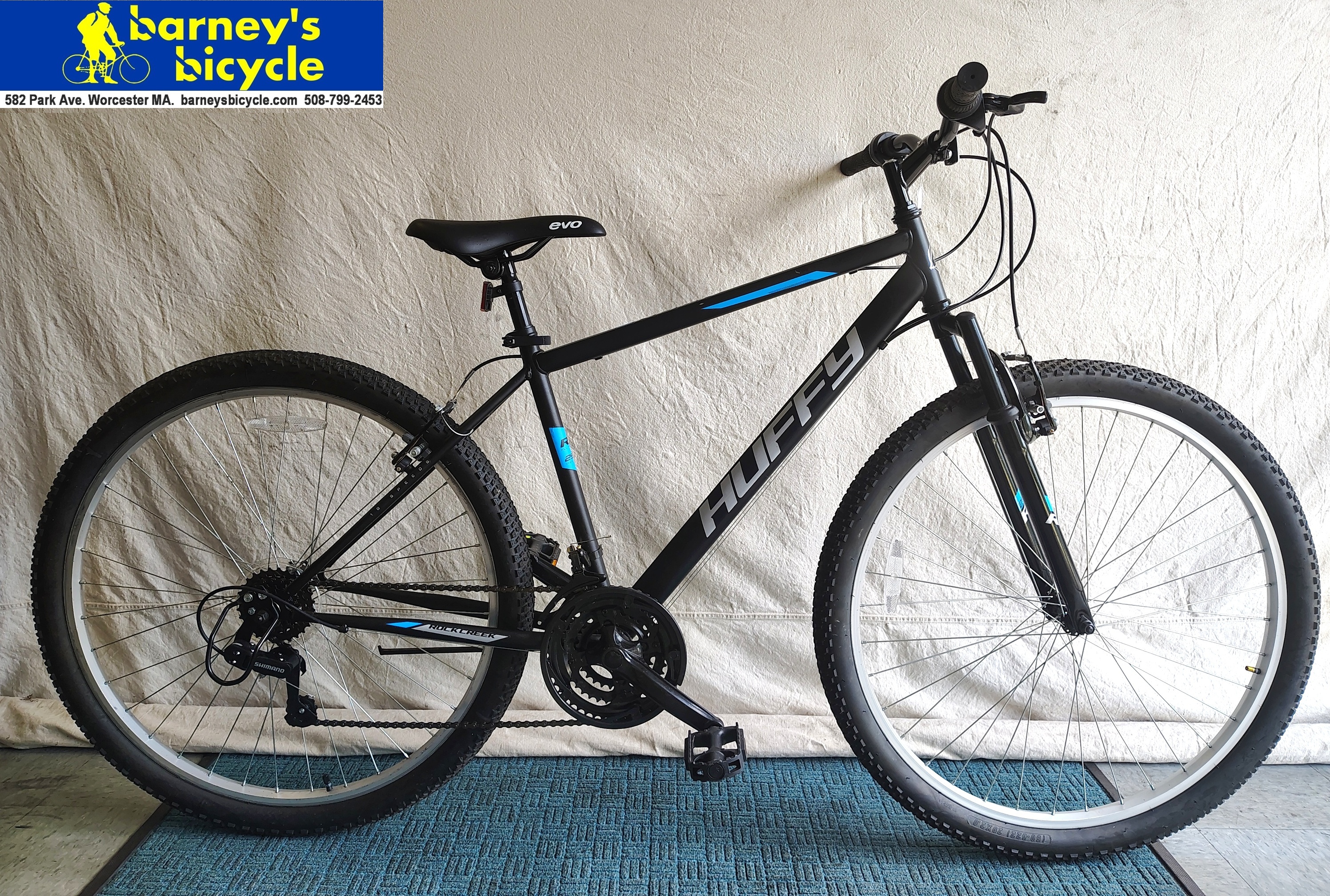 Huffy Rock Creek 29
Frame Size: 19" LG / Rider Height: 5'9-6'0
Price: $219.00 (Professionally Tuned)