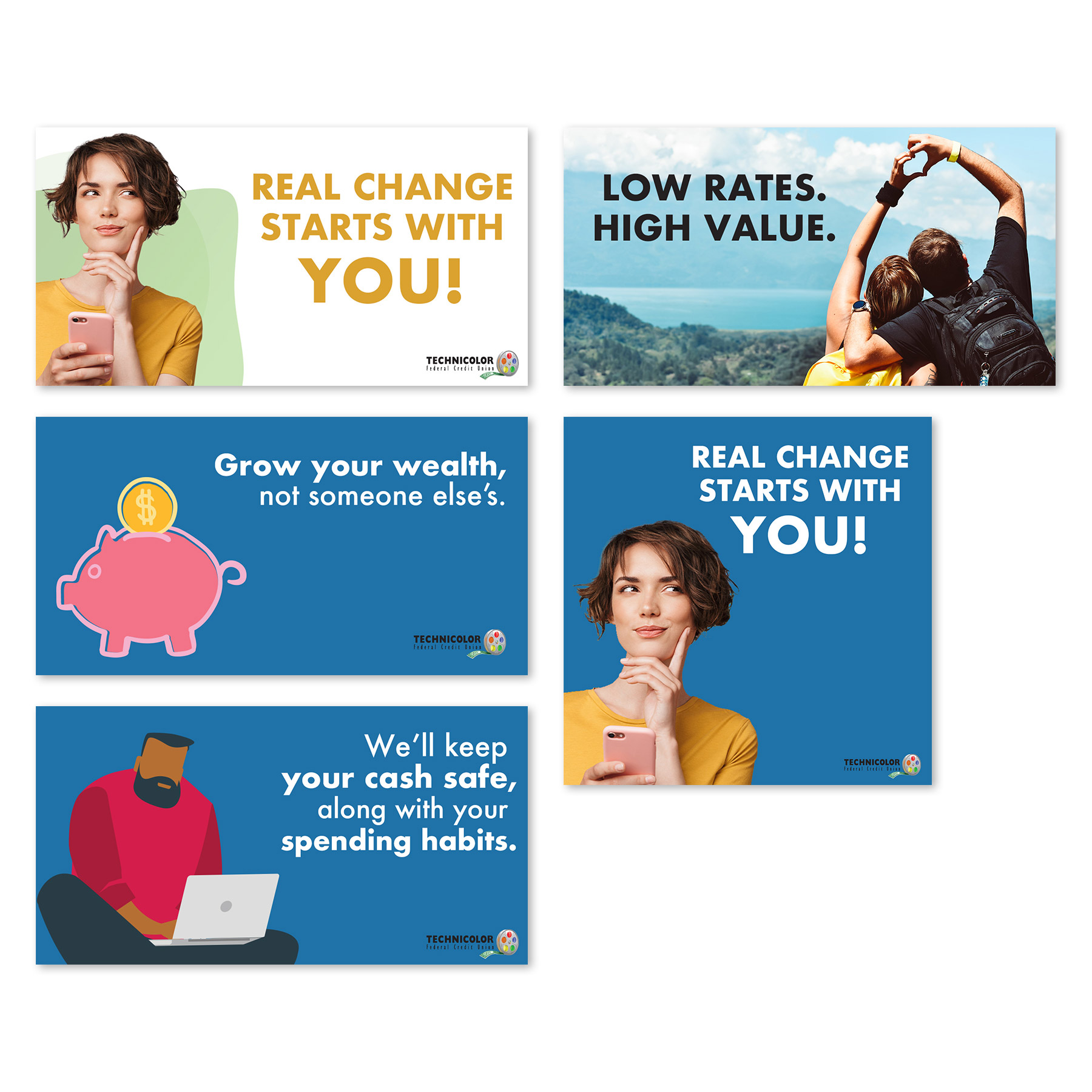 Technicolor Credit Union Social Media Ads