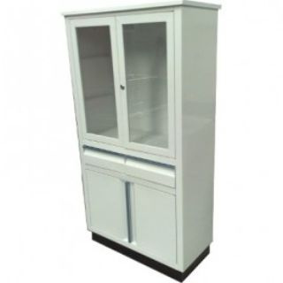 VITRINA DE DOS CUERPOS.
Elaborada en Metal y Vidrio.
Color a selección del Cliente.
Tiempo de fabricación: 4-6 días hábiles.