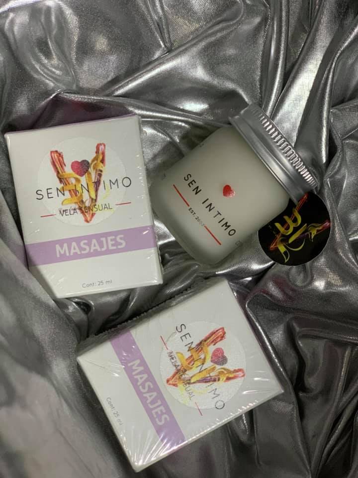 ENCIENDE LA PASION CON UN SENSUAL MASAJE Y UN DELICIOSO AROMA DEESTA EXQUISITA VELA QUE AL ENCENDER SE CONVIERTE EN UN SEDOSO ACEITE PARA MASAJES CORPORALES, ADEMAS DE LIBERAR FEROMONAS PARA AUMENTAR LA ATRACCION Y BRINDAR UN A EXPERIENCIA INOLVIDABLE
# 35.000