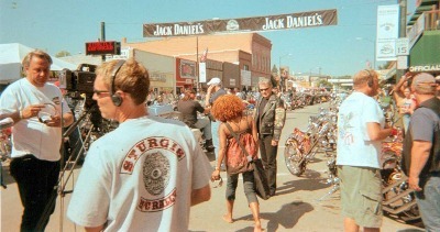 On location in South Dakota with "America's Most Wanted"