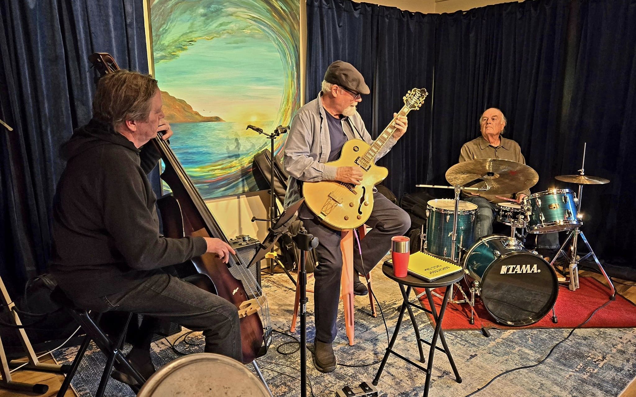 Ted, Kit & Sandy jammin'