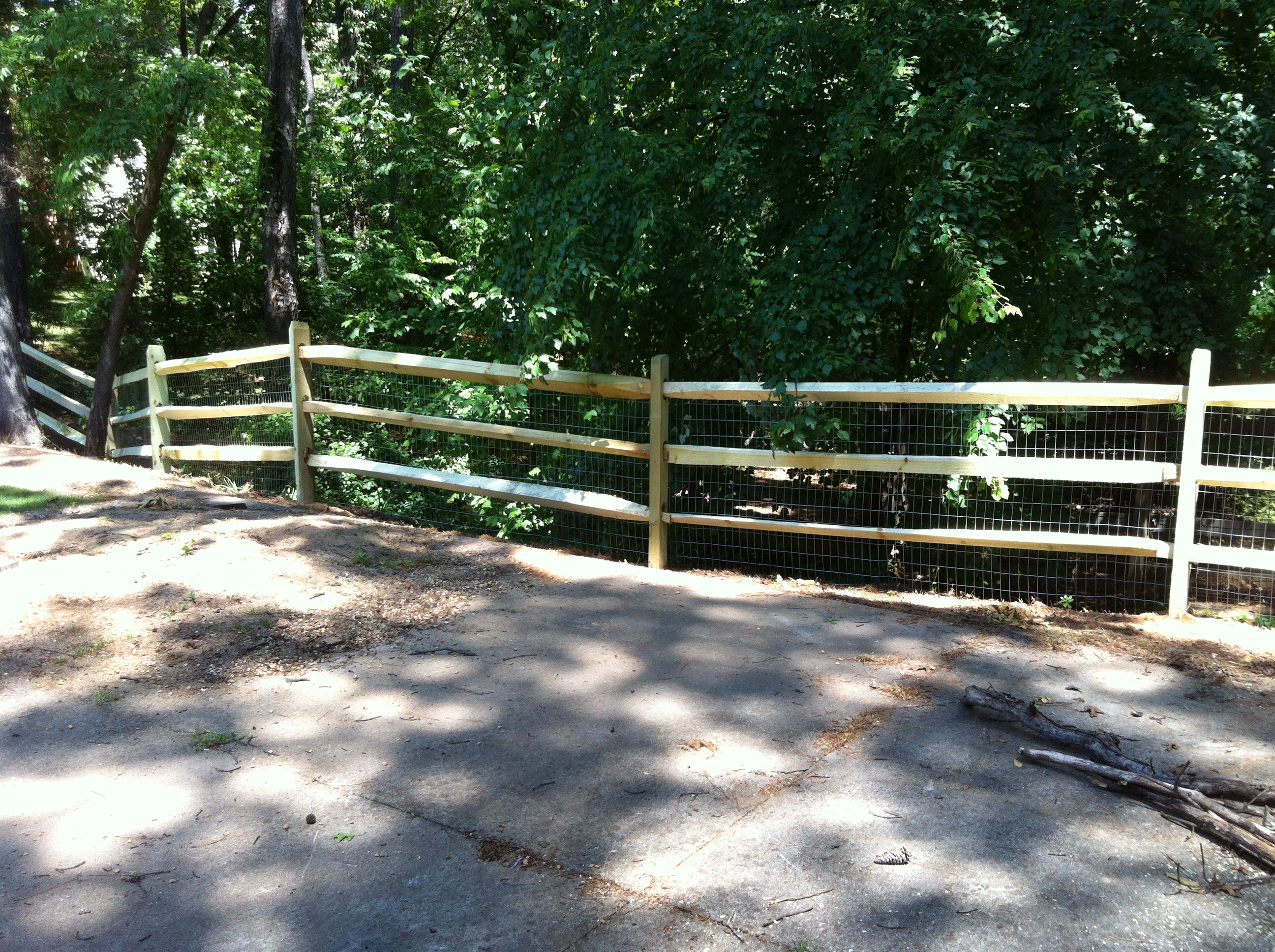 4' PT 3 RAIL SPLIT RAIL