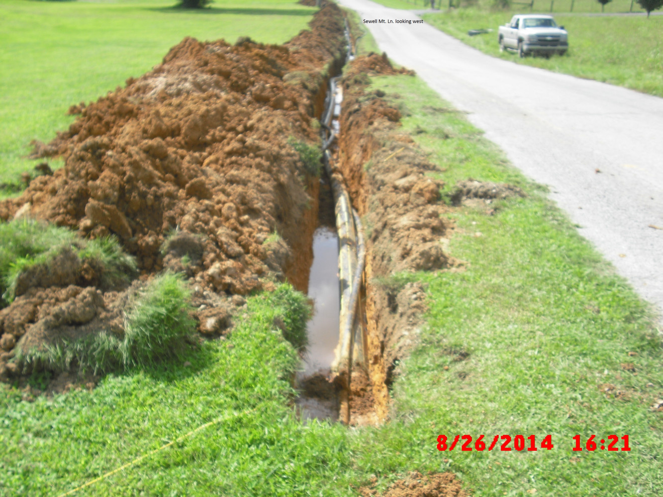 Sewell Mountain Lane Looking West