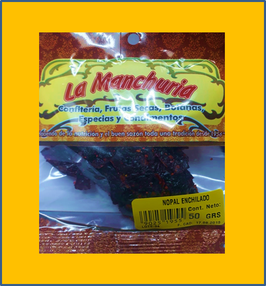 NOPAL ENCHILADO
50 GRS