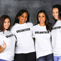Group of Women Volunteers