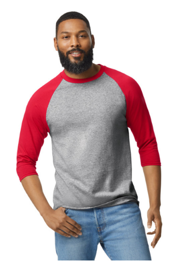 PLAYERA TIPO RAGLAN 3/4 ADULTO