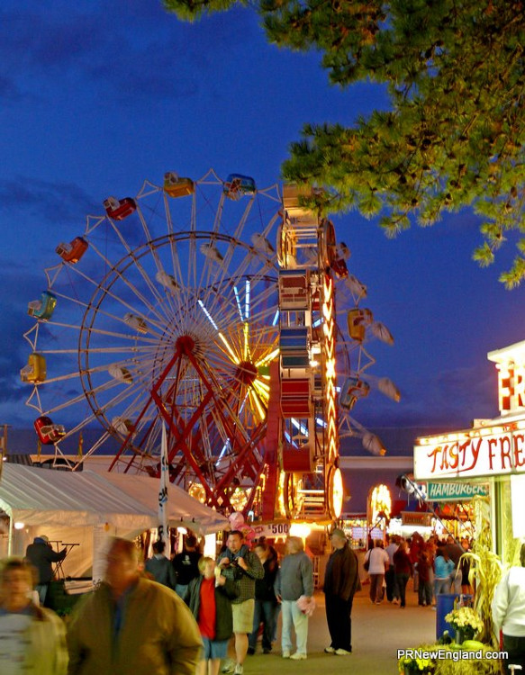 Fair Rides at Dusk, Fryeburg, Maine