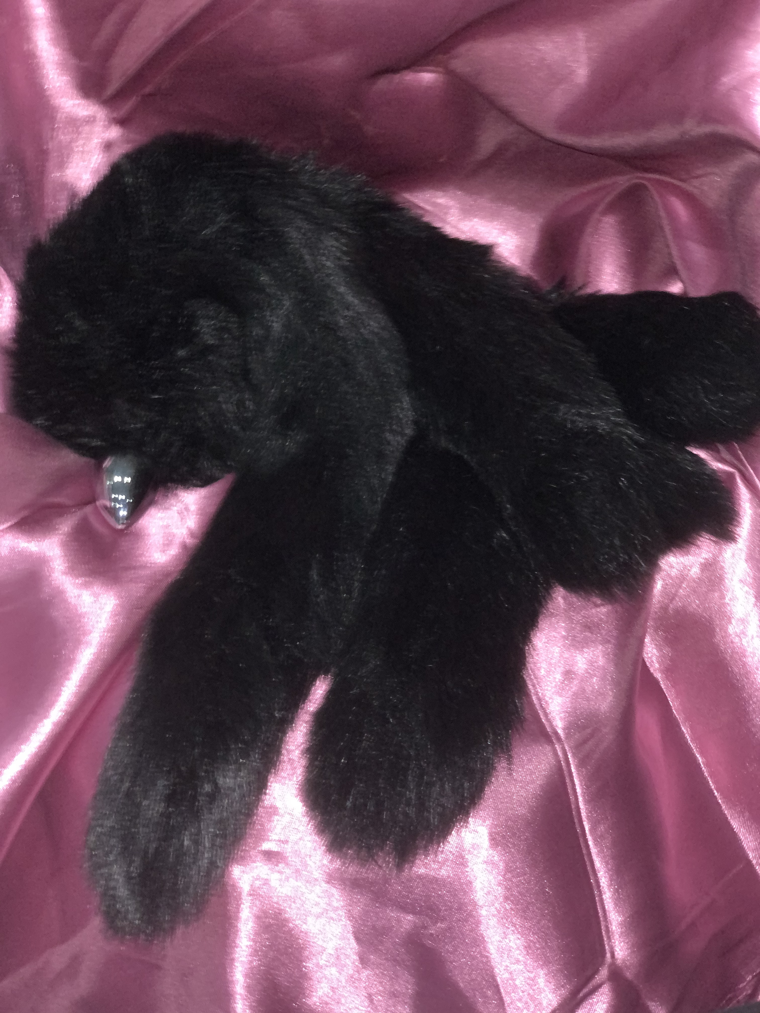 PLUG ANAL ACERO  TALLA S COLA DE ZORRO NEGRO FANTASIA 5 EN 1 
$ 150.000
