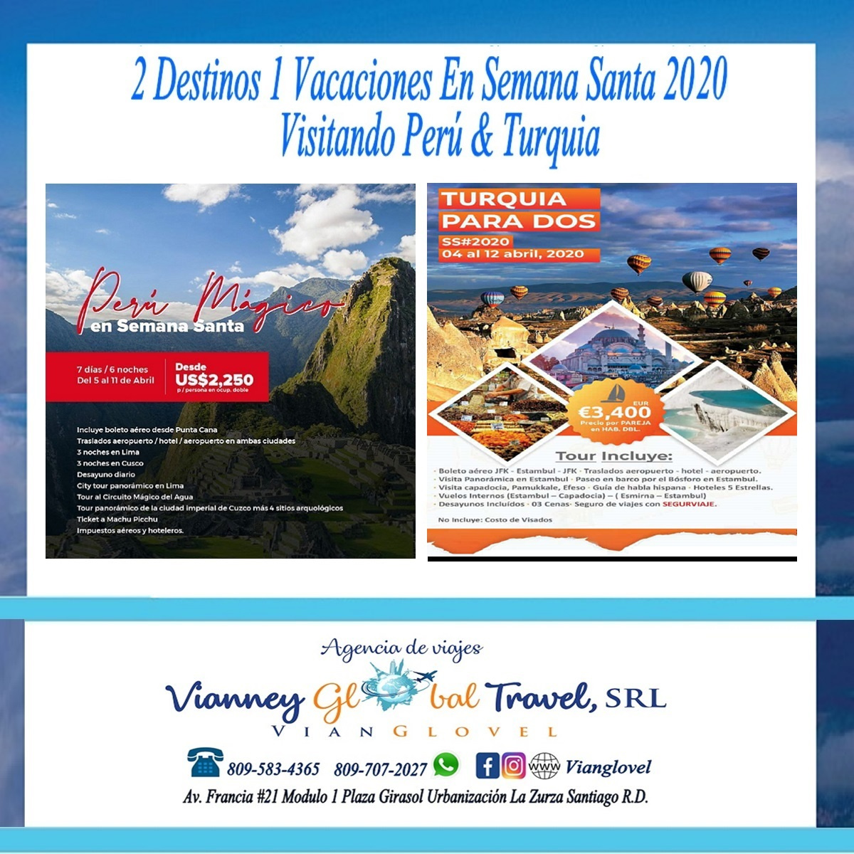 Vianney Global Travel S R L Inicio