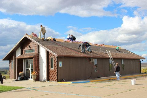 Building together for Christ - New Roof & Steeple