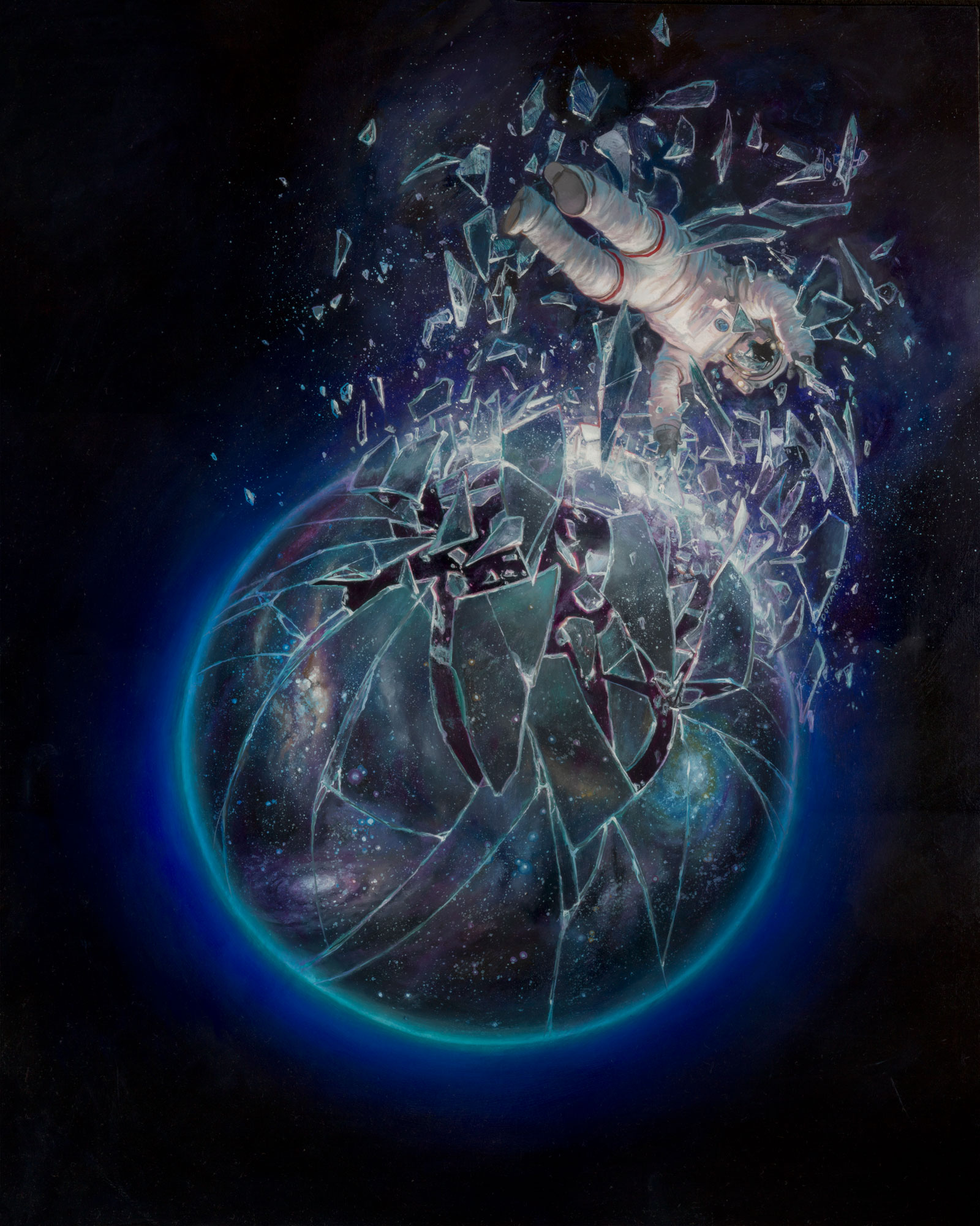 5th Dimension - Shattered
24" x 30"  Oil on Panel 2025
collection of Susan Shwartz and Russell Handelman