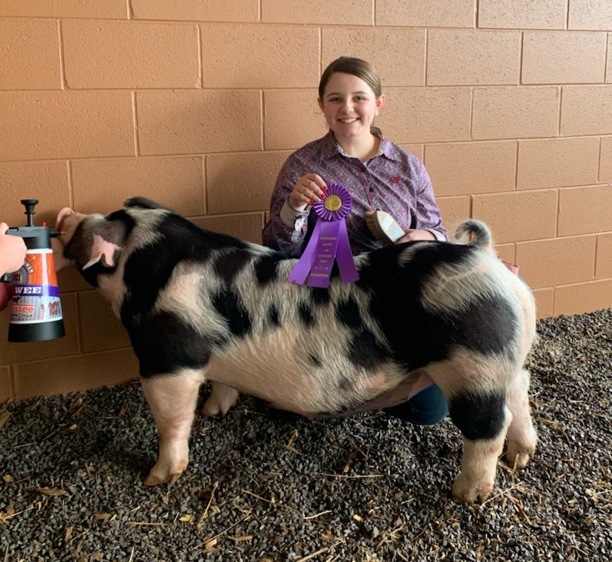 Ann Thomas Lowery
2021 Rutherford County Swine Show
Champion Spot Gilt