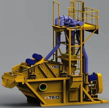 ARVI - CRIBA DESHIDRATADORA (La arena sale con un bajo contenido de humedad)