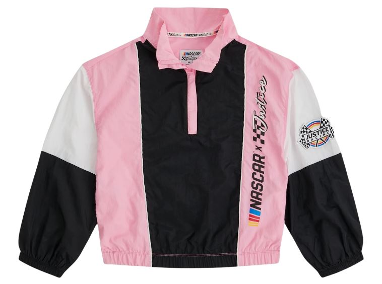 755324
JUSTICE NASCAR  WINDBREAKER SWEATER 
ASSORTED SIZES IN A BOX
SIZES  XS-S-M-L-XL
6  CS PACK