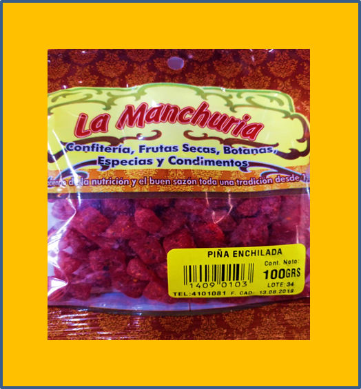 PIÑA ENCHILADA
50 Y 100 GRS