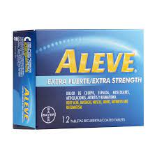 Aleve es el analgésico ideal para los fuertes dolores de cuerpo, articulaciones y espalda, gracias a su acción prolongada y poder anti-inflamatorio, brindando alivio hasta por 12 horas