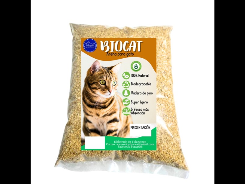 BONB15 ARENA DE GATO 
BIOCAT 1.5 KG