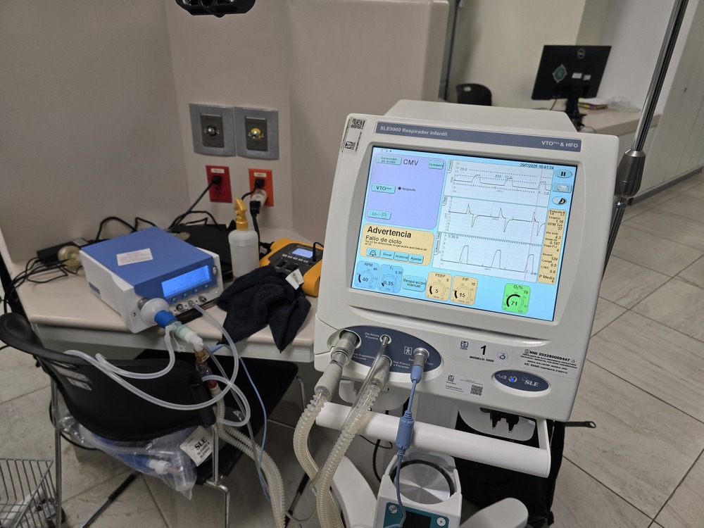 Calibración de ventilador SLE 5000