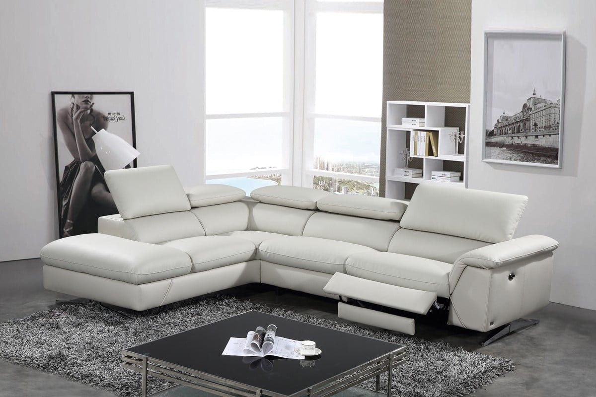 Divani Casa Maine Reclining Sectional
Available In 2 Colors