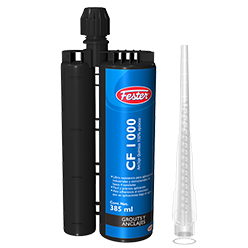 FESTER CF 1000 Es un sistema de fijación estructural 100% epóxico con capacidad estructural de carga, de rápido curado, resistente a vibraciones y ataque químico.

 